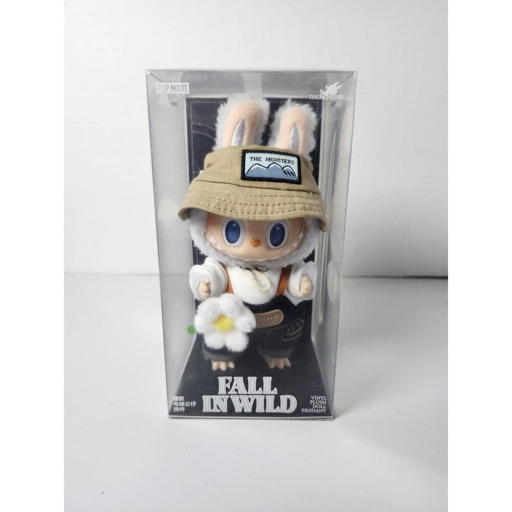 POP MART Labubu Vinyl Plush Doll Pendant the Monsters Fall in Wild Series (New)